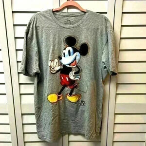 Disney 100 Years Mickey Mouse Gray T-Shirt - Size XL